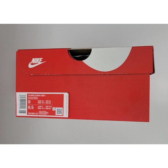 Nike Dunk High Aluminum UNC Tarhills Sneakers Shoes Womens 8 DD1869-107 Sz 6.5M - Picture 9 of 10